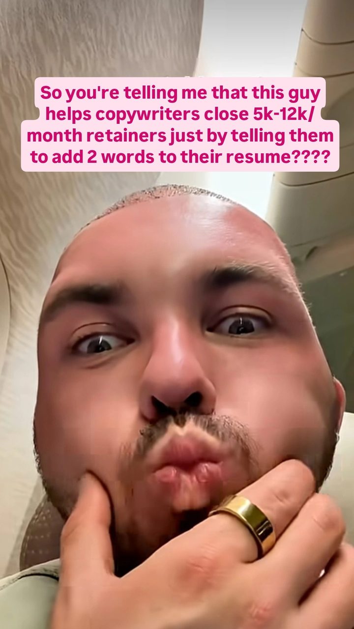 Static ad styled as an Instagram story